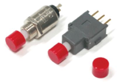 Knapp för AB/FB-seriens knappar, 5,1 mm röd