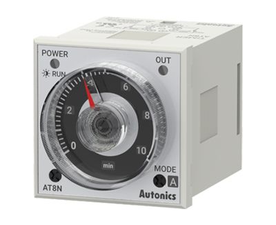 Tidsrelä för DIN-skena 100-240Vac/24-240Vdc 1+1 växlande kontakter