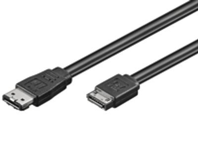 Serial ATA/eSATA anslutningskabel 0,5m