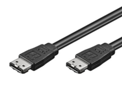 Seriell e-SATA anslutningskabel 2m