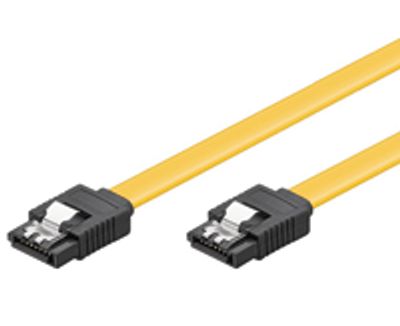 Serial ATA-anslutningskabel med High-Speed-låsning 1m