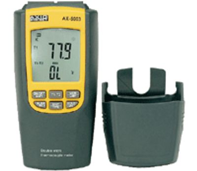 2-kanalig termometer med K-sensor