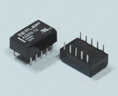 Kretskortrelä 2 växlande kontakter 5Vdc 1A