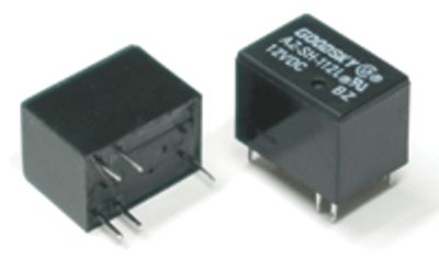 Kretskortrelä, 1 växlande kontakt, 24Vdc 1A