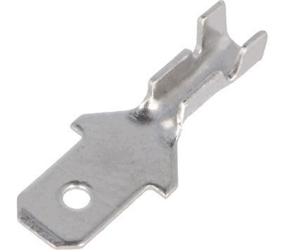 Oisolerad plattkontakt hane 4,8x0,8mm 0,5-1,5mm²