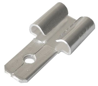 Plattanslutningsadapter 4,8 mm hane / 6,3 mm hona