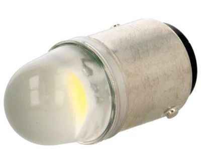 LED-lampa Ba15d 230Vac vit