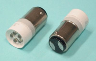 LED-lampa Ba15d 24-28Vac/dc vit