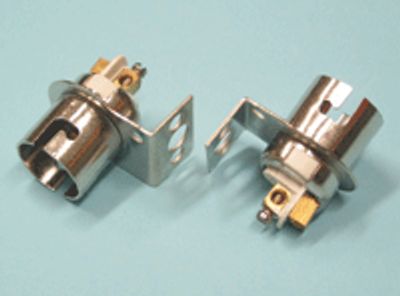 Lampfattning med monteringsvinkel, Ba15s