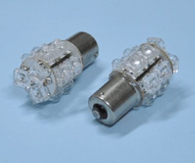 LED-lampa Ba15s 12Vdc grön LED-lampa Ba15s 12Vdc grön