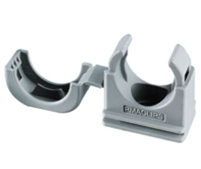 Fäste för kabelskyddsrör NW-12 grå
