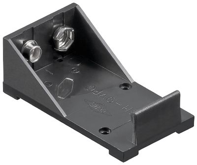 Batterihållare med lödöron för 6F22/6LR61/PP3