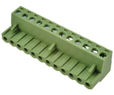 Rak kontakt rak 12-polig R-5,08