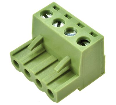 Rak kontakt rak 4-pol. R-5,08