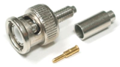 BNC-kontakt, pressbar, RG-179U/RG-187U