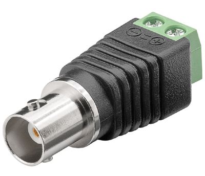 BNC-förlängningskontakt hona med skruvanslutning