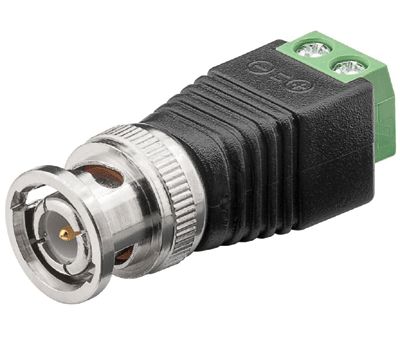 BNC-kontakt hane med skruvanslutning