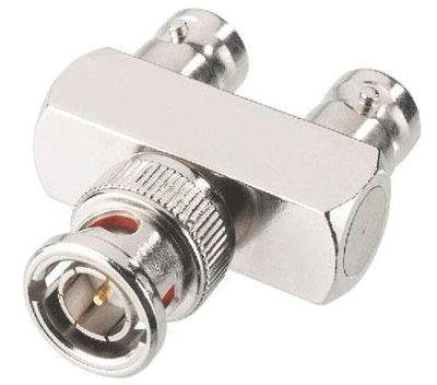 BNC-Y-kontaktadapter hona/hane/hona