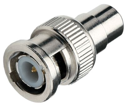 Adapterkontakt BNC-hane/RCA-hona