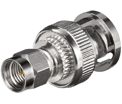 Adapterkontakt BNC-hane/SMA-hane