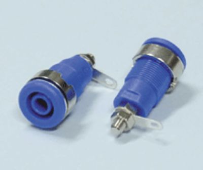 Säkerhetsbanaanhylsa 4 mm blå