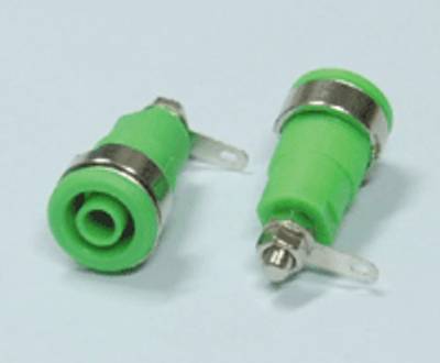 Säkerhetsbanaanhylsa 4mm grön