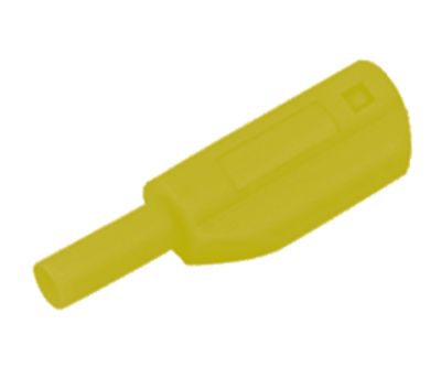 Säkerhetsbananplugg 2mm gul