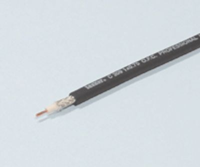 Mikrofonkabel 1x0,75mm² svart