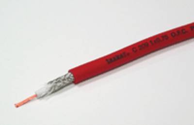 Mikrofonkabel 1x0,75mm² röd