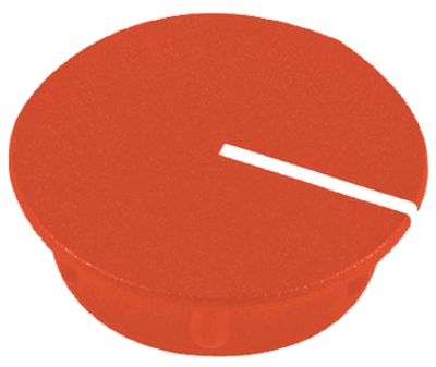 Skyddskåpa med märkstreck för K210/K211/S210/S211-serien 21 mm röd