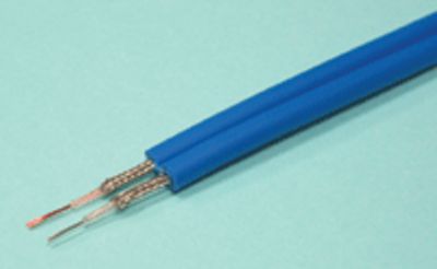 Mikrofonkabel 2x0,25mm² blå