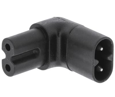 Vinkeladapter för C7/C8 strömkontakt