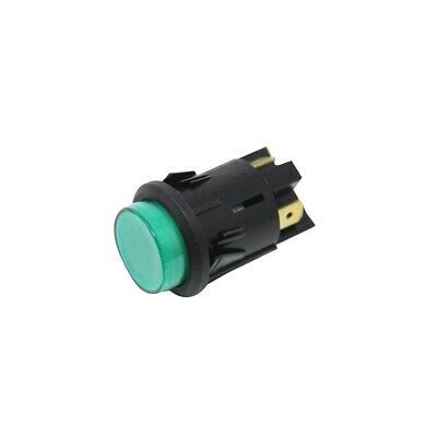 Tryckknapp med indikatorlampa 2xOFF-(ON) 16A 250Vac grön