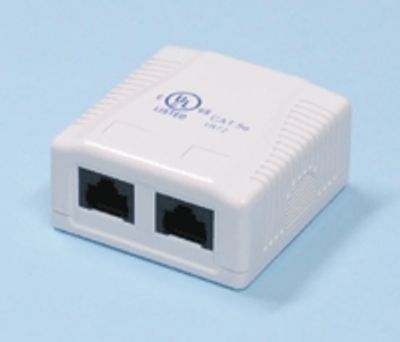 Cat5e-kopplingsdosa 2-delad UTP ytanpassning *