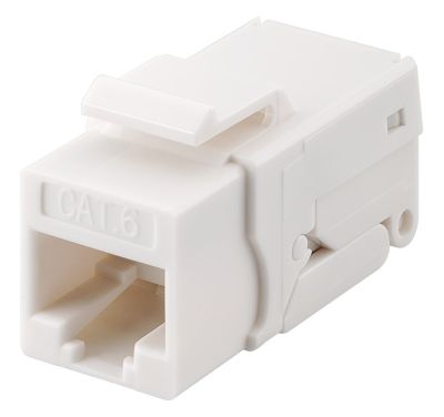 Modulär chassikontakt för panel 8/8-polig (RJ45/Cat6) UTP