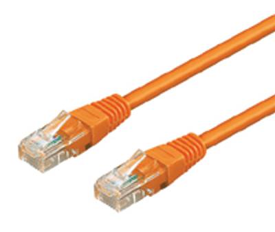 Cat5e-anslutningskabel UTP orange 15m Cat5e-anslutningskabel UTP orange 15m