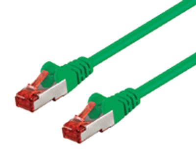Cat6 anslutningskabel skärmad (S/FTP) 25m grön Cat6 anslutningskabel skärmad (S/FTP) 25m grön