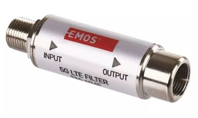 LTE-filter (5G) 0-694MHz 40dB med F-kontakter