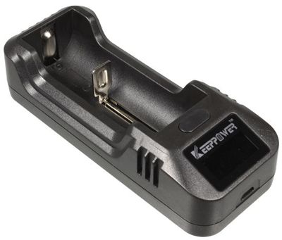 Laddare för 3,6-3,7V Li-Ion-batterier (10440-26650)