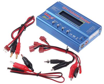 Laddare för Li-Ion/NiCd/NiMh/blyackumulator 0,1-5A *