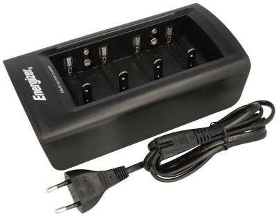 Automatisk laddare för NiMh-batterier 2-4xAA/AAA/C/D/1-2x9V