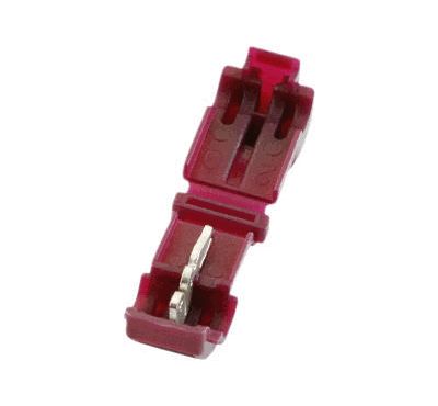 Grenuttag "tjuvkontakt" 0,5-1,0 mm² röd