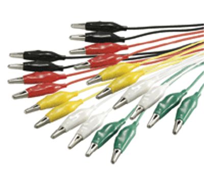 Gäddkäft-ledningssats 48 cm 10 st (5 färger)