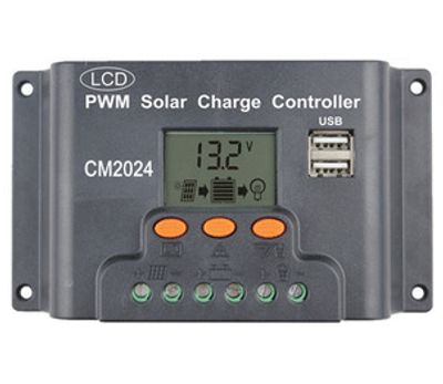 Laddningsregulator för solpanel 12V/24V 10A