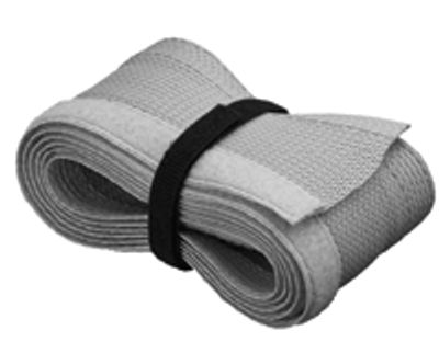 Kabelskydd med kardborreband 20-40 mm grå