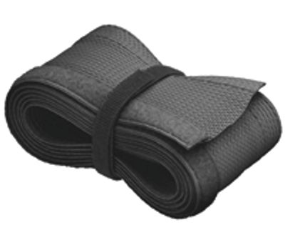 Kabelskydd med kardborreband 20-40 mm svart