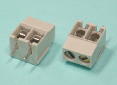 Skruvanslutningslist för kretskort, 2-polig R-5