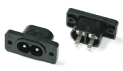 Ramanslutning DIN49455, 2-polig hane