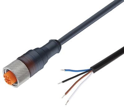 Sensor kabel M12 4-polig hona/rakt 5m (CONB14NF-S5)