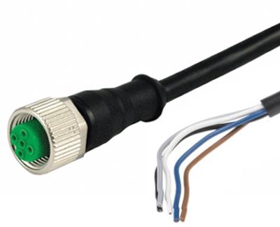 Sensor kabel M12 5-polig hona/rakt 10m (CONB15NF-S10)